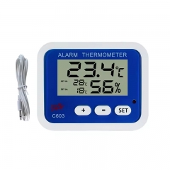 C603 Refrigerating Chamber Temperature Indoor Room Hygrometer Digital Fridge Thermometer Temperature Sensor ABS Stock Thermostat Odm