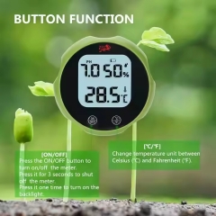 D200 Agriculture Soil Temperature/moisture Meter Digital Soil Meter for Garden