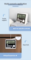 YS-355 Digital Kitchen Timer 4/5 Channels Count UP/Down Timer Cooking Timer Stopwatch Large Display Adjustable Volume Alarm Clocks