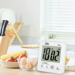 TM-5 New Product Portable White Cube Stopwatch Function Cooking Kitchen Timer