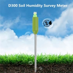 D300 Digital Soil Moisture Alert Meter W/ LED - Auto Plant Water Monitor for Garden & Agri, 40% RH Smart Sensor