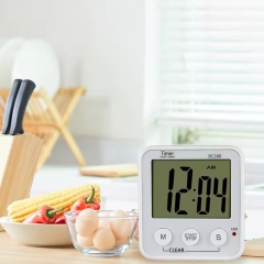 DC100 Factory Wholesale Magnetic Digital Loud Alarm Kitchen Timers for Cooking Logo Customized LCD Display Fashionable Home Kitchen
