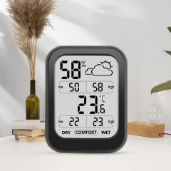 YH-322 Home Weather Station Thermometer Hygrometer Indoor Outdoor Temperature Humidity Monitor Garden Weather Station
