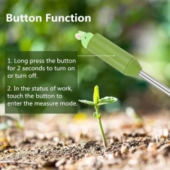 D300 Digital Soil Moisture Alert Meter W/ LED - Auto Plant Water Monitor for Garden & Agri, 40% RH Smart Sensor