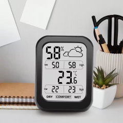 YH-322 Home Weather Station Thermometer Hygrometer Indoor Outdoor Temperature Humidity Monitor Garden Weather Station