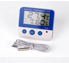 C602 Refrigerator Alarm Thermometer Indoor and Outdoor Temperature Measuring Instrument High Temperature Warning Thermometer