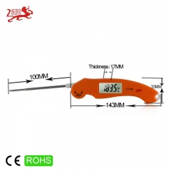 KT600 Folding LCD Display Probe Instant Read Barbecue Meat Cooking Grill Oven BBQ Household Digital Food Thermometer for Kitchen