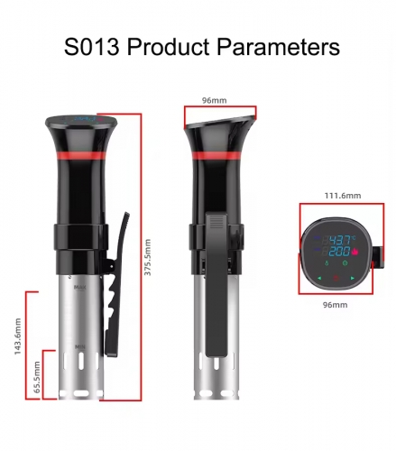 SJ-S013 110v 220v 1100w Sous Vide Cooker Machine, Ultra-quiet Sous-vide Immersion Circulator Cooking Machine