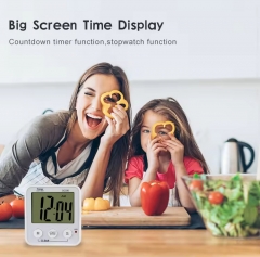 DC100 Factory Wholesale Magnetic Digital Loud Alarm Kitchen Timers for Cooking Logo Customized LCD Display Fashionable Home Kitchen