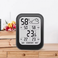 YH-322 Home Weather Station Thermometer Hygrometer Indoor Outdoor Temperature Humidity Monitor Garden Weather Station