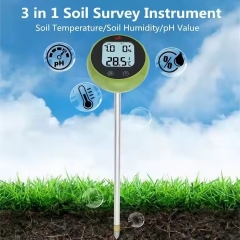 D200 Agriculture Soil Temperature/moisture Meter Digital Soil Meter for Garden