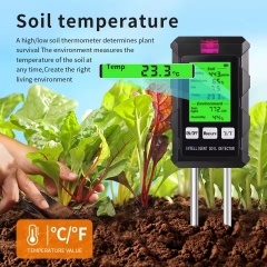 YH-ST03 6-in-1 Multifunctional Soil Tester Digital pH Moisture Fertility Temperature Humidity Light Meter for Garden