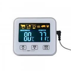 GP-BBQ018A Hot Dual Stainless Steel Probe Digital Meat Thermometer New Kitchen Accessories with Temperature Timer Function