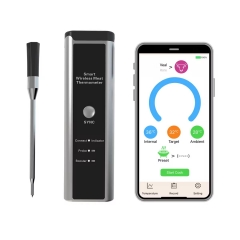 DT-128 New Design Rechargeable Battery Kitchen Probe Digital Wireless BBQ Food Smart Meat Thermometer