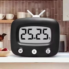 YH-111 Newest TV Shape LCD Digital Screen Clock Kitchen Countdown Timer Mechanical Digital Kitchen Timer