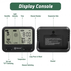 YH-230302 5-in-1 Soil Moisture Meter with LCD Display, Sunlight & Humidity Sensor