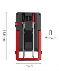 WPR02B 170M Long Range Smart Digital Bluetooth Wireless Kitchen BBQ Meat Cooking Thermometer Grilling Food Screen Magnet Back Metal