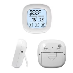 EK8007 ABS LCD Backlight Display Long Wire Oven Digital Food Thermometer With Timer