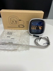 EK8007S Touch Color Screen Kitchen Barbecue Thermometer, Food Thermometer, Digital Timer Thermometer