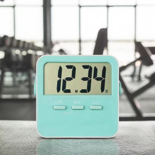 HT-7 Magnetic LED Kitchen Timer Eco-Friendly Battery Powered Cooking Baking Tool Learn Feature Common Appearance Plastic