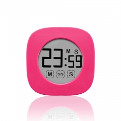 YH-106 Portable Mini Kitchen Timer Novelty LCD Countdown Timer Magnetic Cooking Portable Touch Screen Digital Display Small Square