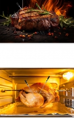 WPR02B 170M Long Range Smart Digital Bluetooth Wireless Kitchen BBQ Meat Cooking Thermometer Grilling Food Screen Magnet Back Metal
