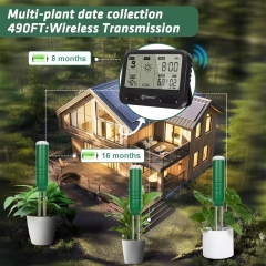 YH-230302 5-in-1 Soil Moisture Meter with LCD Display, Sunlight & Humidity Sensor