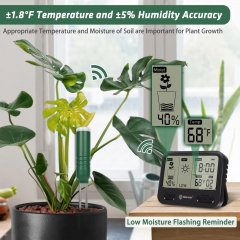 YH-230302 5-in-1 Soil Moisture Meter with LCD Display, Sunlight & Humidity Sensor