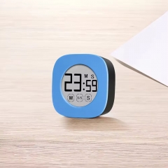 YH-106 Portable Mini Kitchen Timer Novelty LCD Countdown Timer Magnetic Cooking Portable Touch Screen Digital Display Small Square