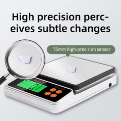 YH-F3 Round Weight Scale for Bakery, 5kg ABS Kitchen Digital Food Scale With Bowl