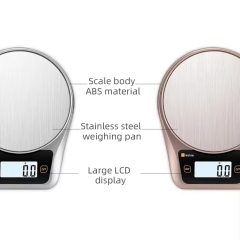 BC-K9 5kg/1g Kitchen Weighing Electronic Scale Bread Baked Food Scale Accurate Gram Kitchen Scale 5000g