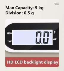 BC-X7 10kg/1g 5kg/1g Best Selling Plastic Digital Kitchen Scale Mechanical Electronic Scale LCD for Foreign Trade Weighing Food 5000g 100000g