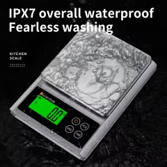F70 Hot Selling 3KG 5KG 10KG Waterproof Electronic Kitchen Scale Coffee Scale with Timer LCD Display Weighing Scale