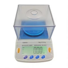 DJ602A 1kg 3kg 6kg 0.1g 0.01g High Quality with Dust Cover Electronic Balance Weight Scale Laboratory Digital Balance Laboratory Scale