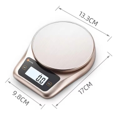 BC-K9 5kg/1g Kitchen Weighing Electronic Scale Bread Baked Food Scale Accurate Gram Kitchen Scale 5000g