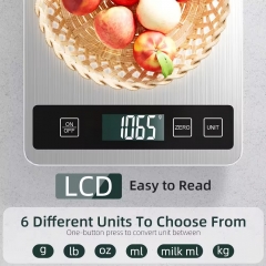 K18 Factory New Design 5kg 10kg 15kg Weigh Food Weight Electronic Digital Weight Weighing Food Kitchen Weight Scale
