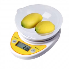 WH-B04 5 kg Kitchen Scales with Bowl Electronic 3 kg Weighing Scale for Food for Home Kitchen Use