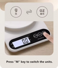 BC-X7 10kg/1g 5kg/1g Best Selling Plastic Digital Kitchen Scale Mechanical Electronic Scale LCD for Foreign Trade Weighing Food 5000g 100000g