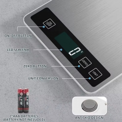 K18 Factory New Design 5kg 10kg 15kg Weigh Food Weight Electronic Digital Weight Weighing Food Kitchen Weight Scale