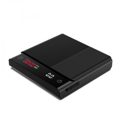 S012 2000g*0.1g Rechargeable Mini Coffee Digital Scale with Timer for Brewing, Accurate Measurement for Espresso & Pour Over 2kg/0.1g