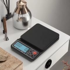 K09-3000g 3kg/0.1g Hengte Wholesale Electronic Coffee Scale Coffee Kitchen Weighing Scale with Timer Digital Coffee Scale