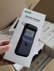 MR997 Alcohol Breathalyzer Tester with Digital Blue LCD Display Grade Accuracy Personal Alcohol Tester for Home Use