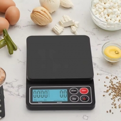 K09-3000g 3kg/0.1g Hengte Wholesale Electronic Coffee Scale Coffee Kitchen Weighing Scale with Timer Digital Coffee Scale