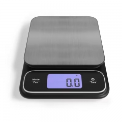K10 5/10kg 1g Digital Kitchen Scale Fully Waterproof LCD Display Electronic Food Scale Stainless Steel Jewelry Food Scales