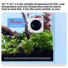 C4-1166 Yee High-Precision Miniature LED Display Electronic Temperature Thermometer for Aquariums External-Mounted Thermometer