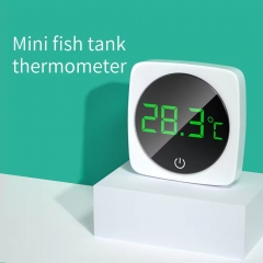 TJY-006 YEE Fish Tank Thermometer LED Digital Thermometer Reptile Tank Aquarium Temperature Display Meter With Touch Screen