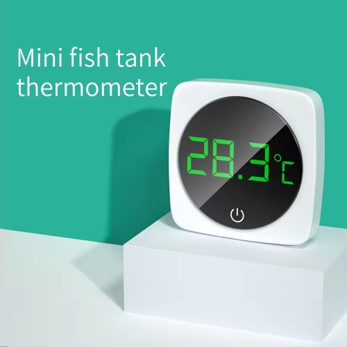 TJY-006 YEE Fish Tank Thermometer LED Digital Thermometer Reptile Tank Aquarium Temperature Display Meter With Touch Screen
