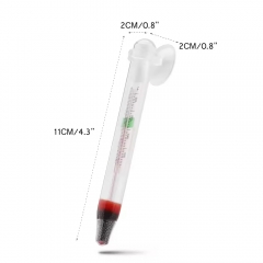 AQU-0T1 Aquarium Thermometer High Precision Aquarium Diving Glass Water Temperature Meter Aquarium Suction Cup Hook Floating Small Fat