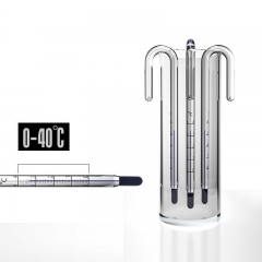 YH-067 J Shape Glass Thermometer Fish Tank Thermometer Aquarium Temperature Aquarium Accessories