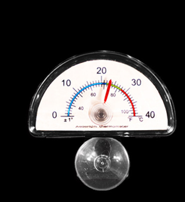 JC-18-D Vertical Aquarium Thermometer Fish Tank Water Temperature Test Fahrenheit Glass Container Accessories